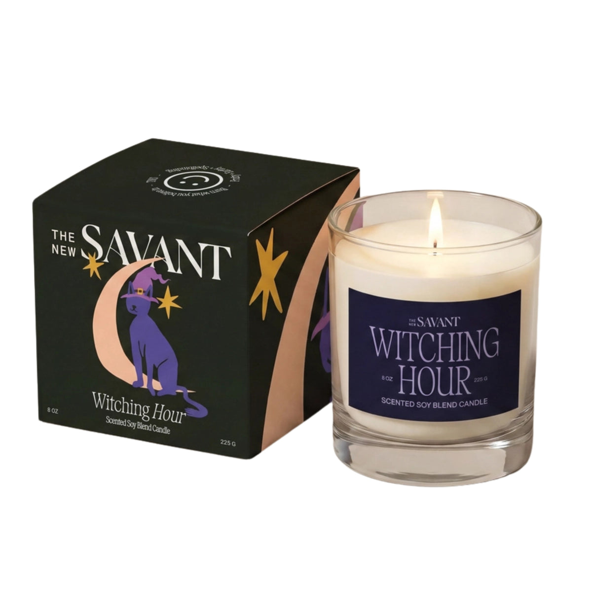 Primary Image of Witching Hour Candle, candle with dark purple label