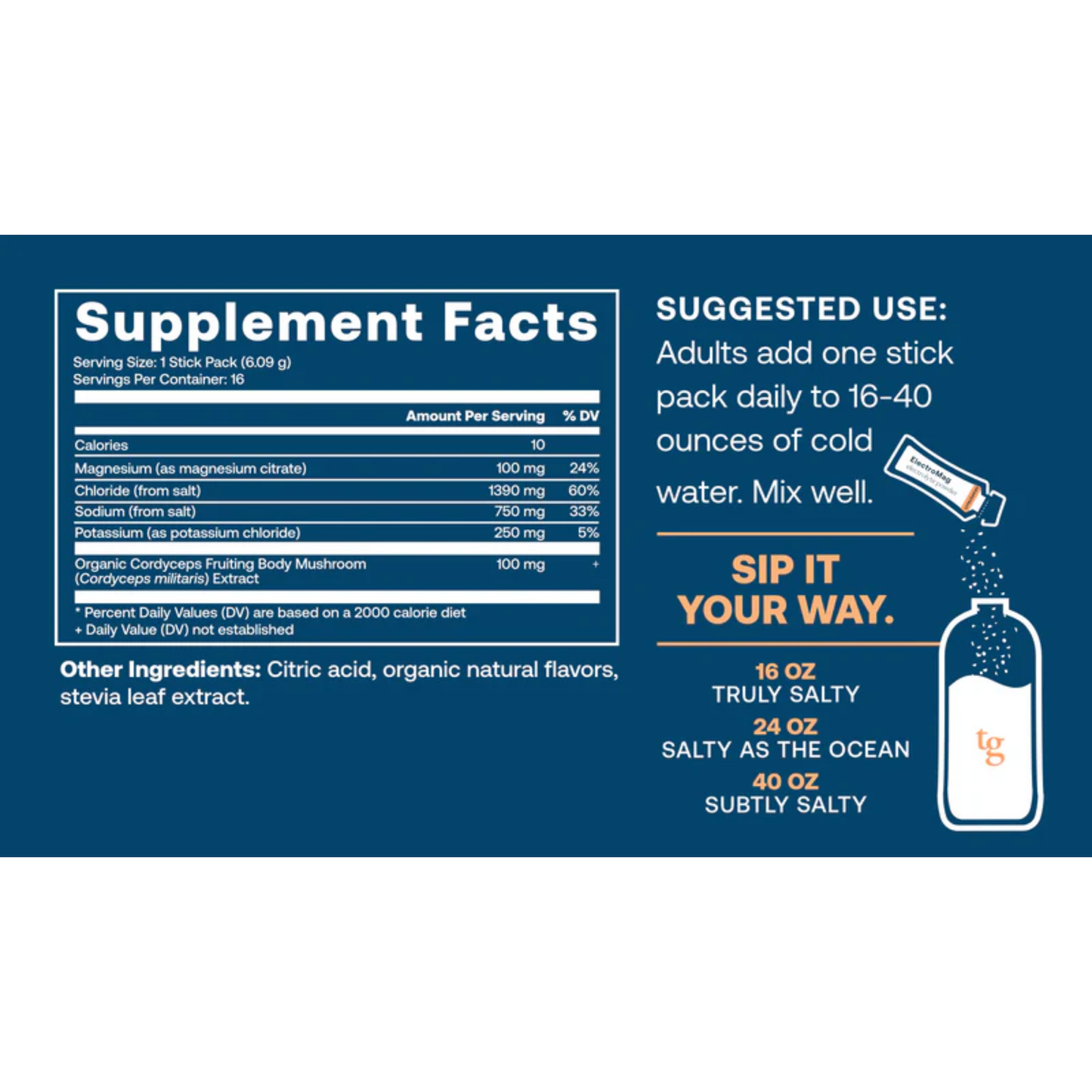 alternate image of true grace grapefruit electromag packets