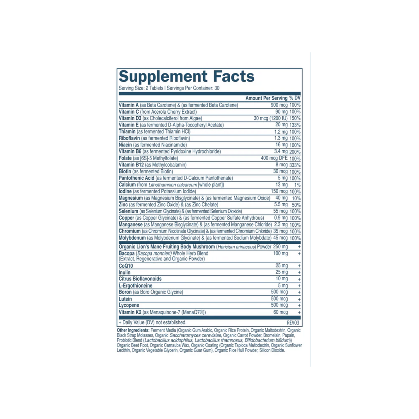 primary image of true grace mens multivitamin 60ct