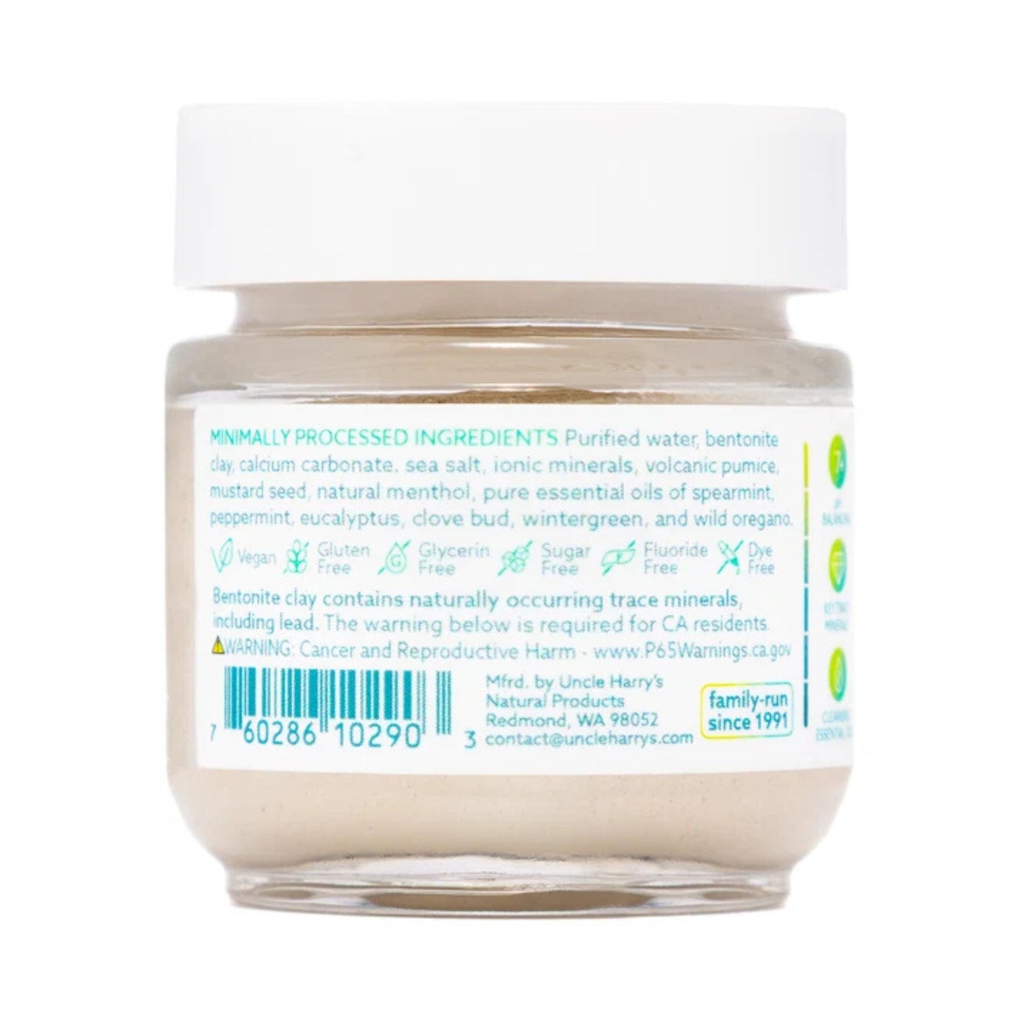 Alternate Image of Whitening Toothpaste Polish, glass jar with white label