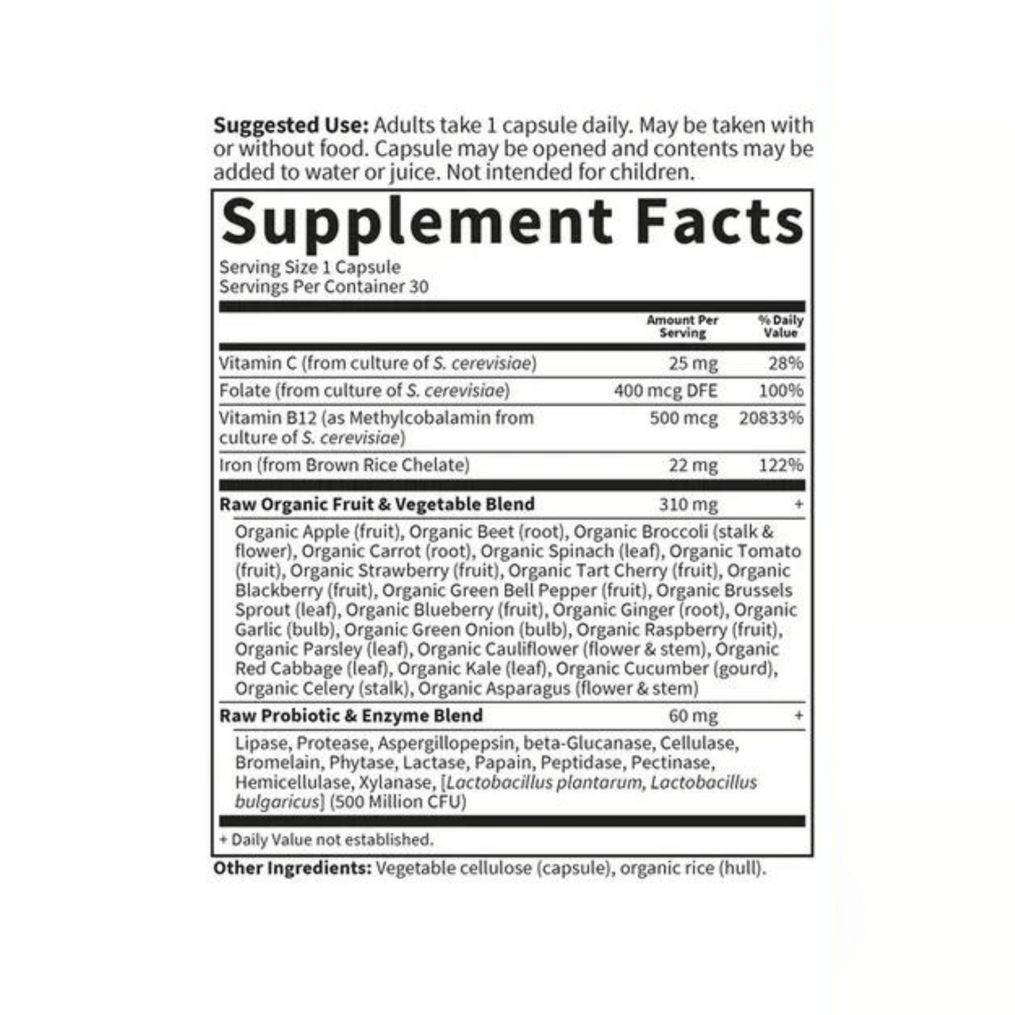 Alternate Image of Vitamin Code Raw Iron Capsules