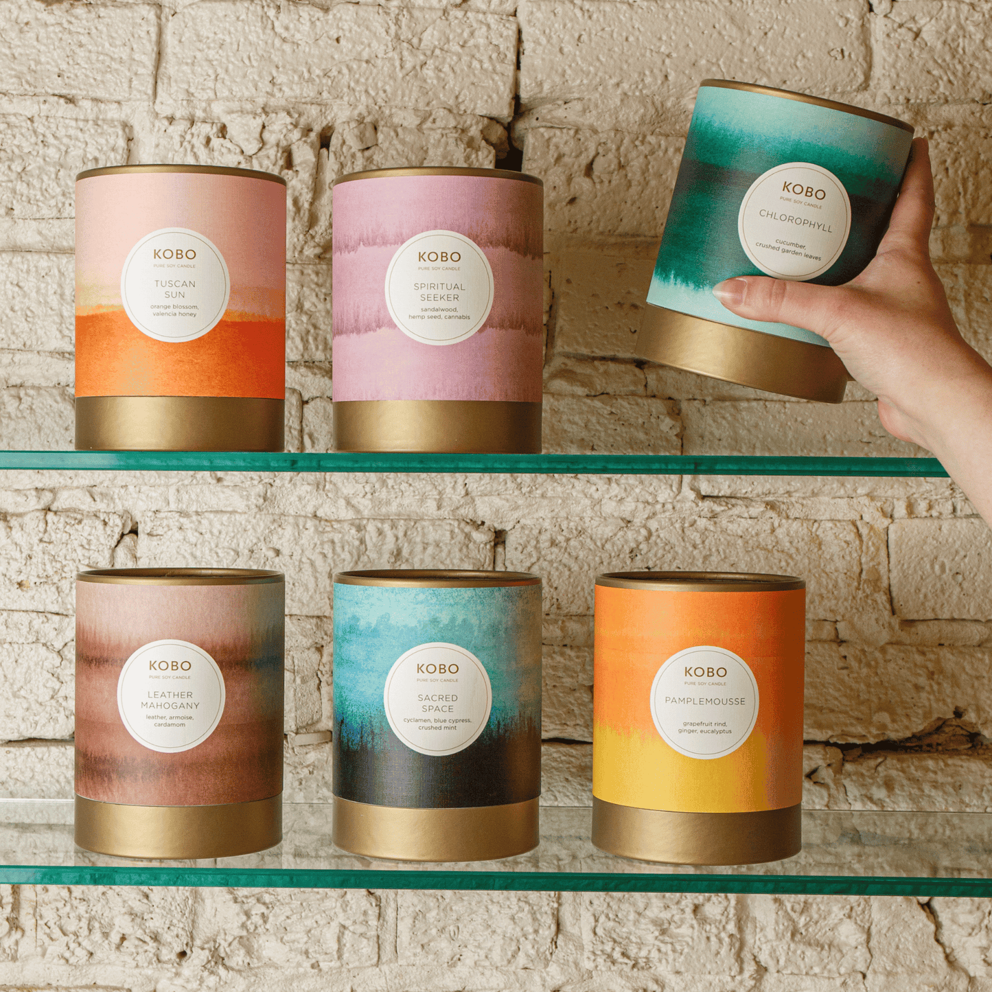 Alternate Image of Water Color Sacred Space Candle