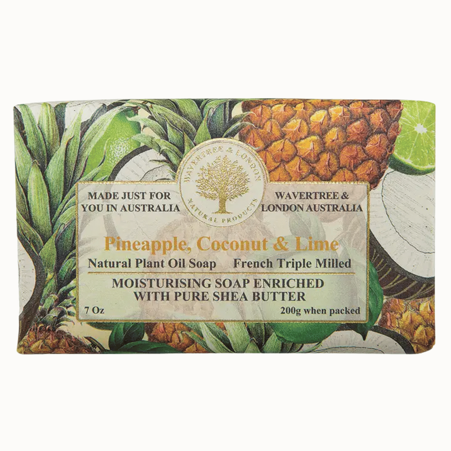 primary image of wavertree and london pineapple and coconut soap