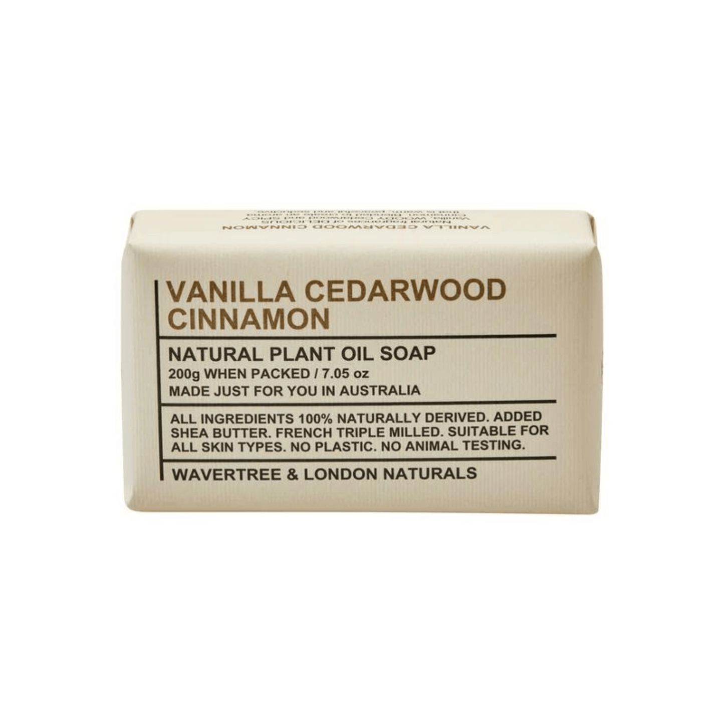 Primary Image of Vanilla, Cedarwood and Cinnamon Soap Bar