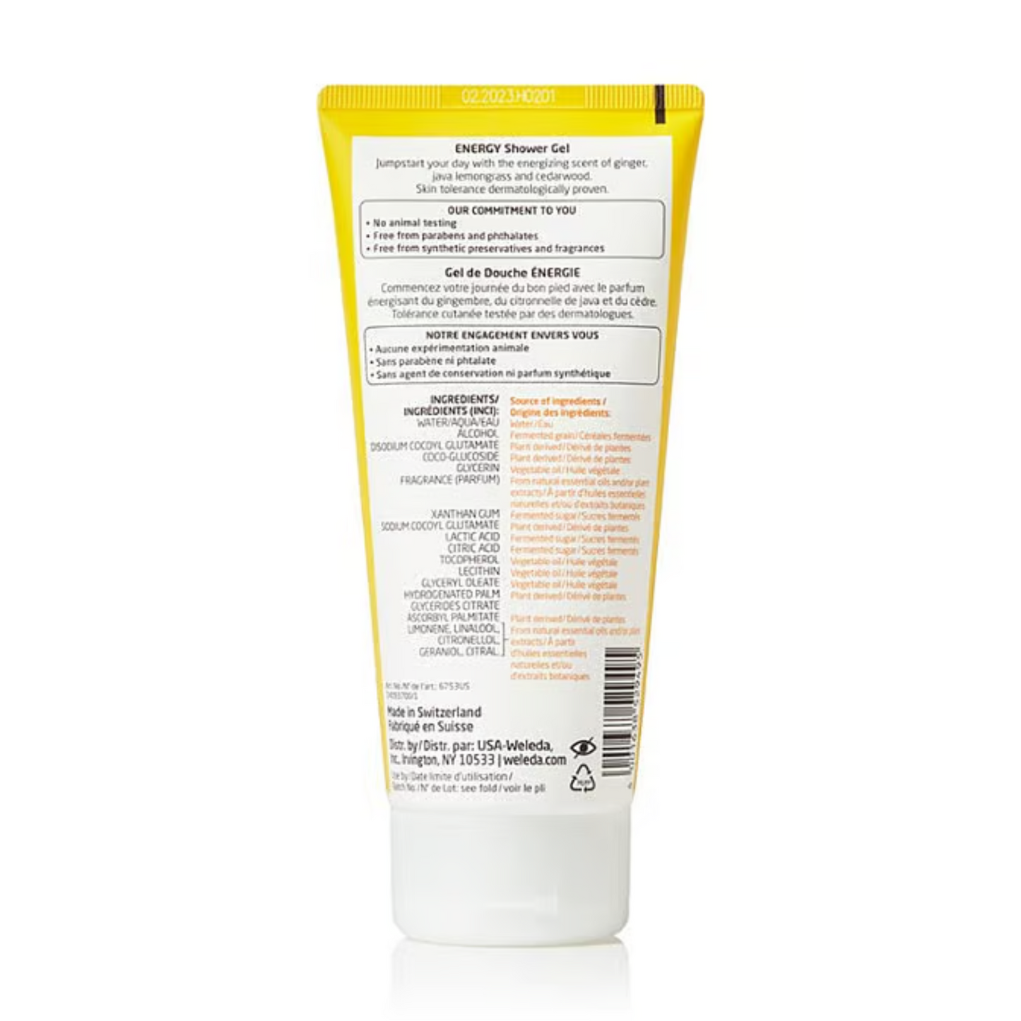 alternate image of weleda aroma essentials energy shower gel