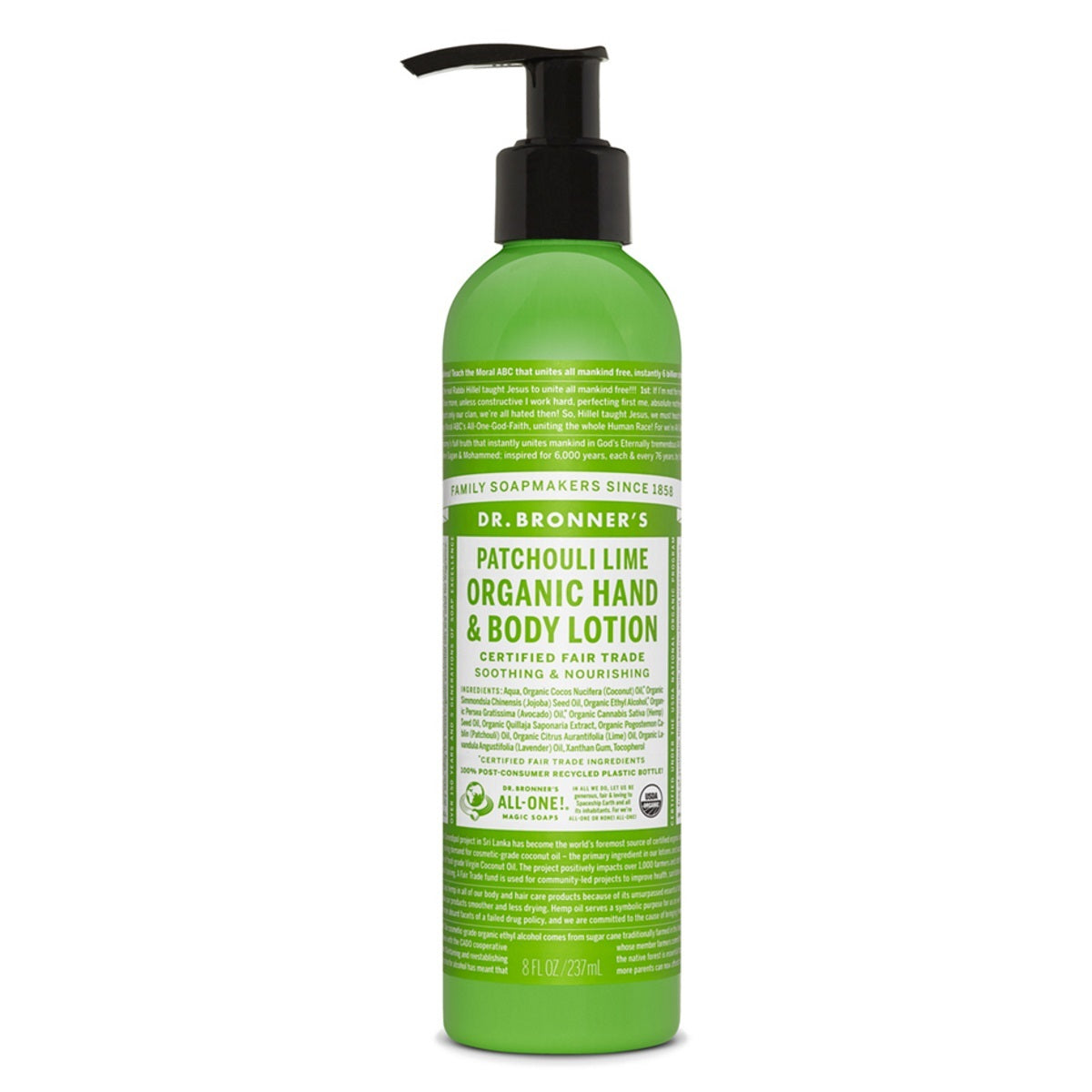 Primary image of Patchouli Lime Organic Hand  Body Lotion