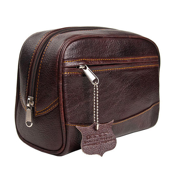 Primary image of Large Leather Toiletry Bag