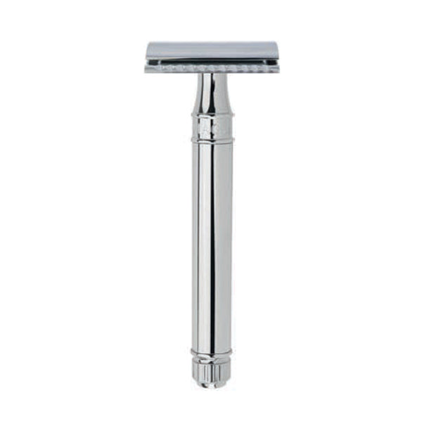 Primary image of Extra Long Handle DE Razor (Chrome) - DEL8914bl
