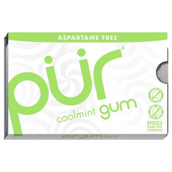 The PUR Company PUR Gum Coolmint Pack (9 count) – Smallflower