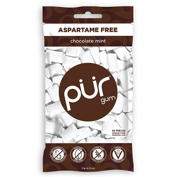 The PUR Company PUR Gum Chocolate Mint Bag (55 count) – Smallflower