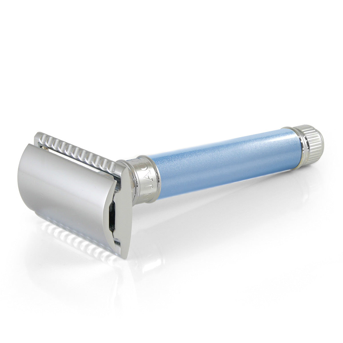 Primary image of Extra Long DE Razor - Pearl Effect Blue