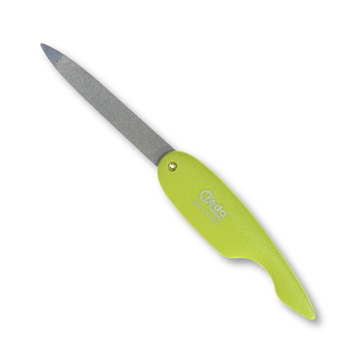 Primary image of Green Pop Art Folding Sapphire Nail File