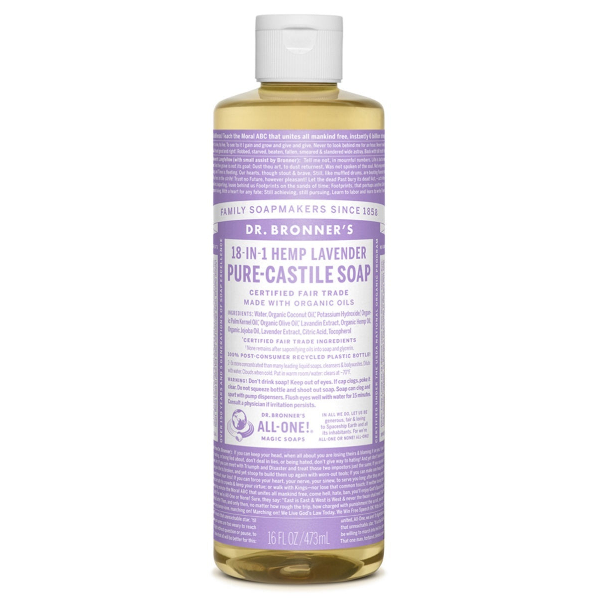 Primary image of Lavender Castile Liquid Soap