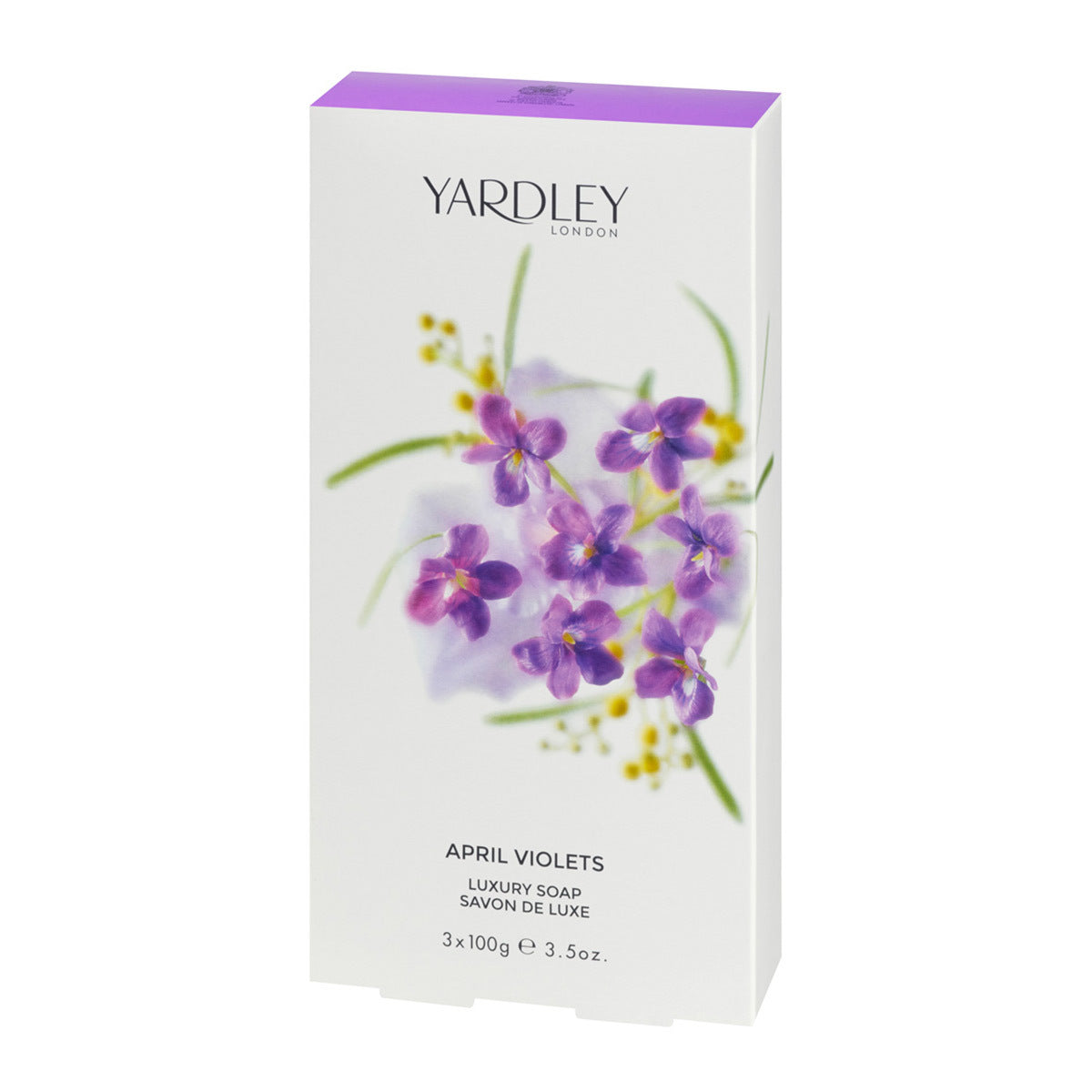 Primary image of April Violet Box of 3 Soaps