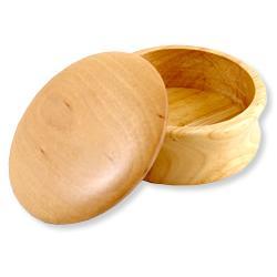 Primary image of Natural Wood Shave Bowl with Lid