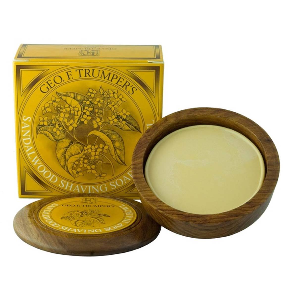 Primary image of Sandalwood Shave Soap with Wood Bowl