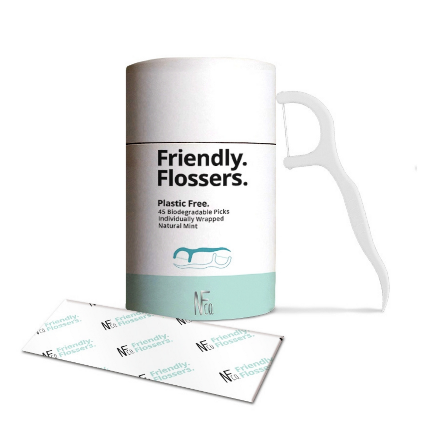 Primary Image of Biodegradable Flosser Natural Mint Picks