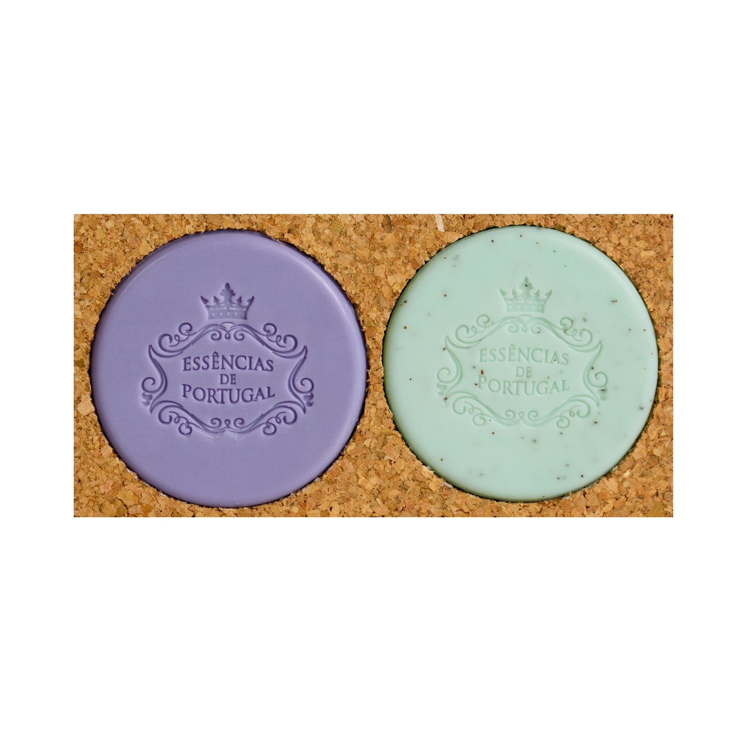 Essencias de Portugal Cork Duo Set Lavender + Violet (2 x 50 g) #10083968