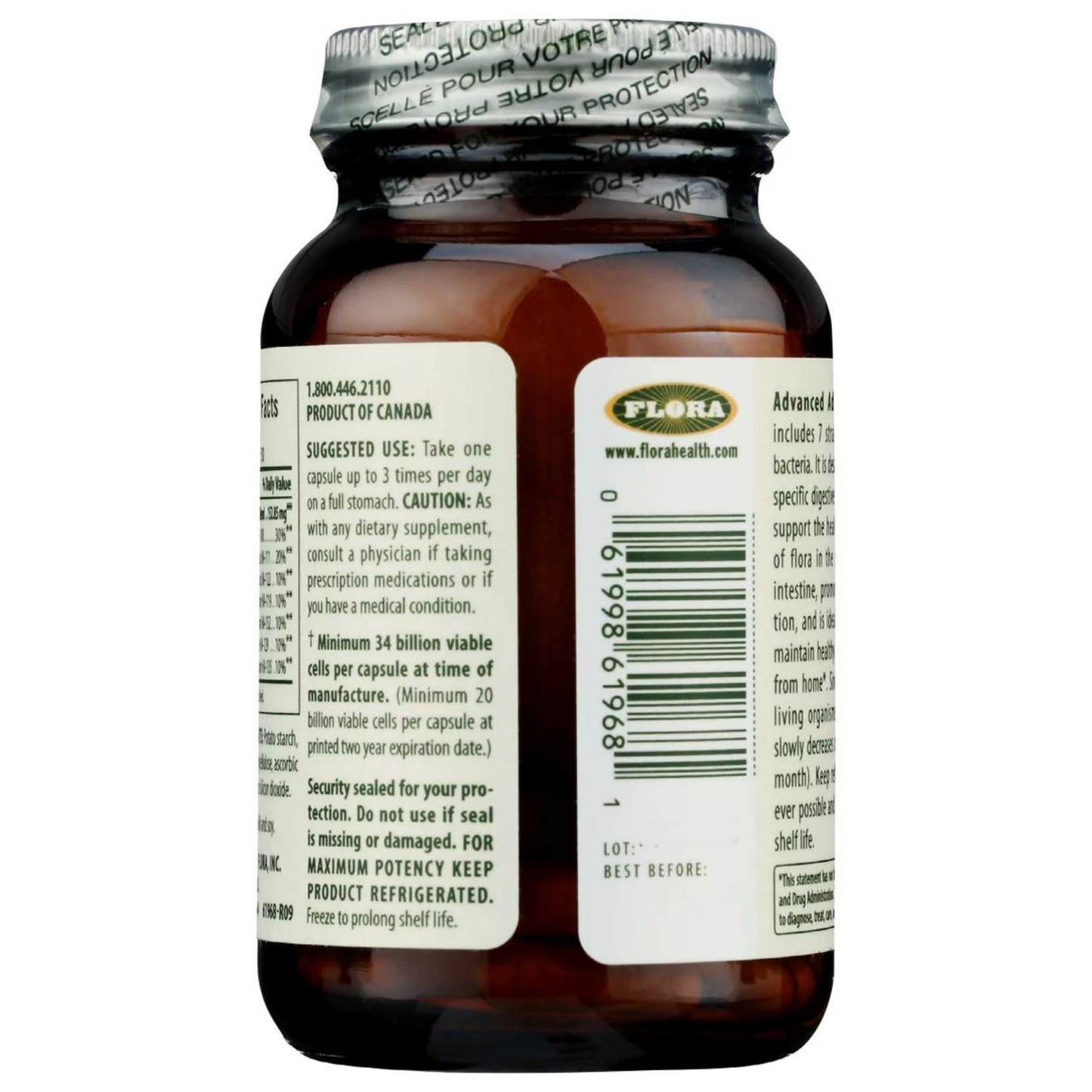 Flora Inc Advanced Adult Probiotic (30 count) #28081