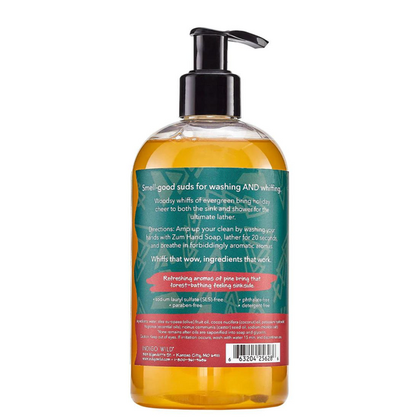 Indigo Wild Winter Pine Liquid Hand Soap (12 fl oz) Smallflower