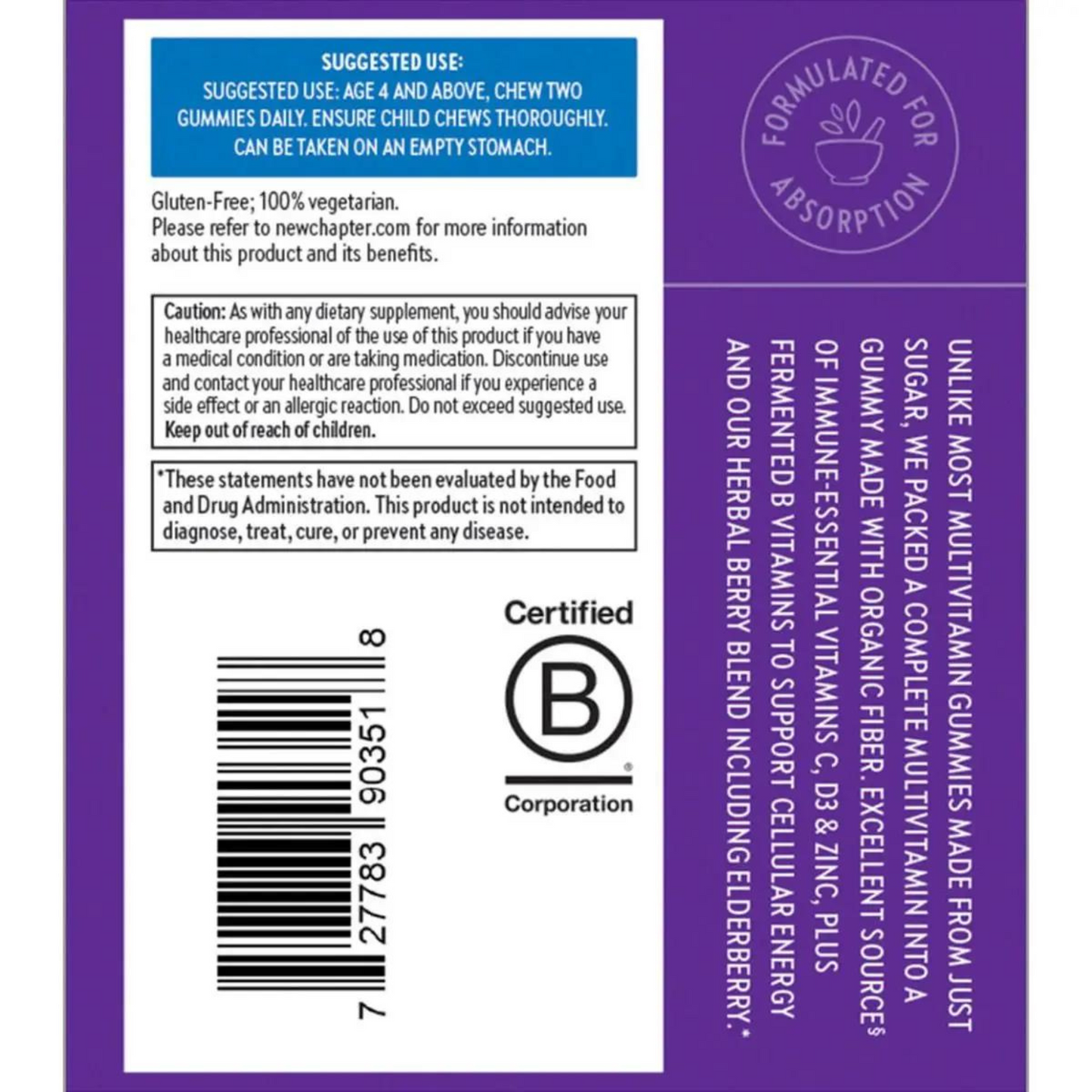 New Chapter Kids Multivitamin Gummies (60 count) #10085148