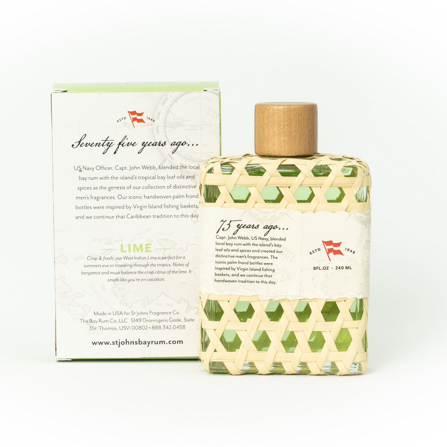 St. Johns Lime Aftershave Splash (8 fl oz) #10081735