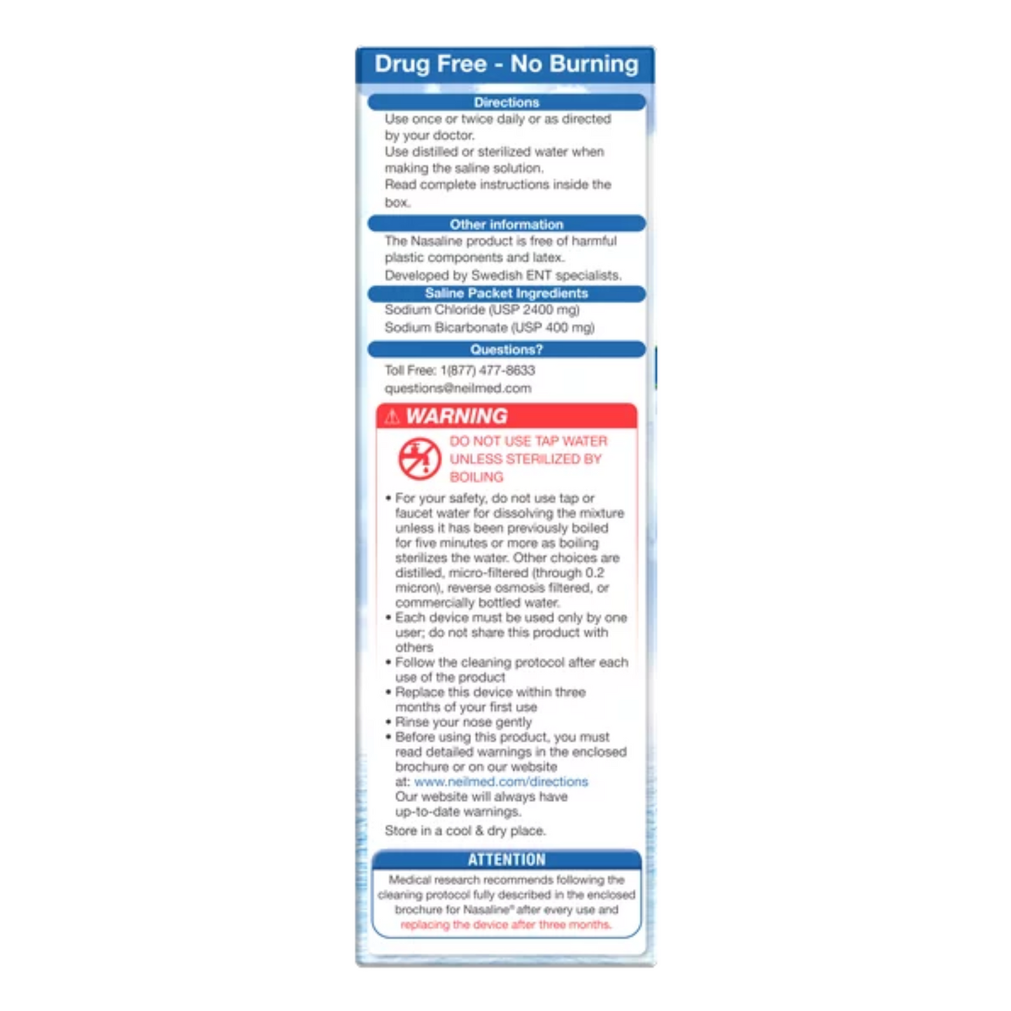 Nasaline Nasal Irrigator #22287