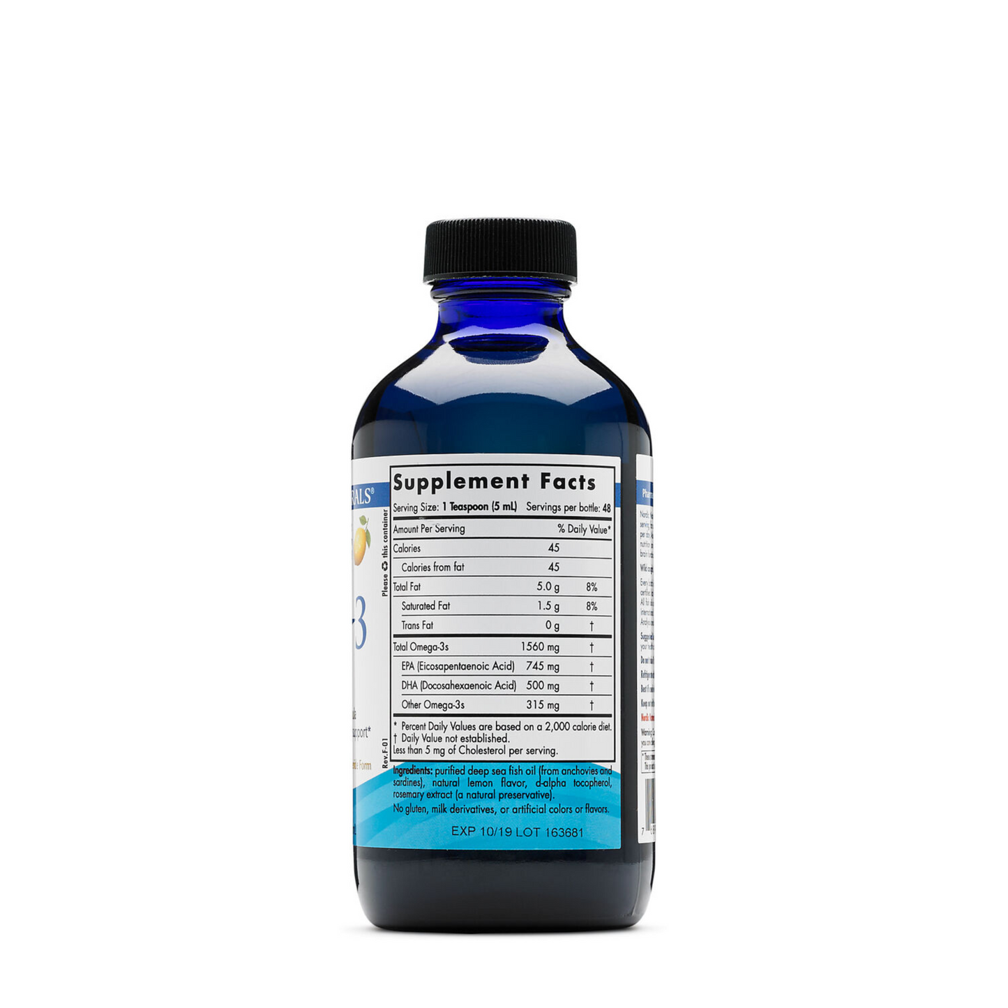 Nordic Naturals Omega-3D Lemon Liquid (8 fl oz) #31766