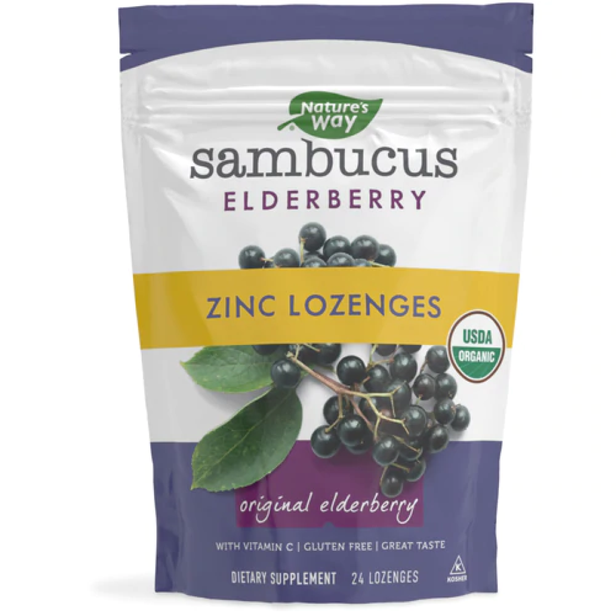 Primary image of Organic Sambucus Zinc Lozenges