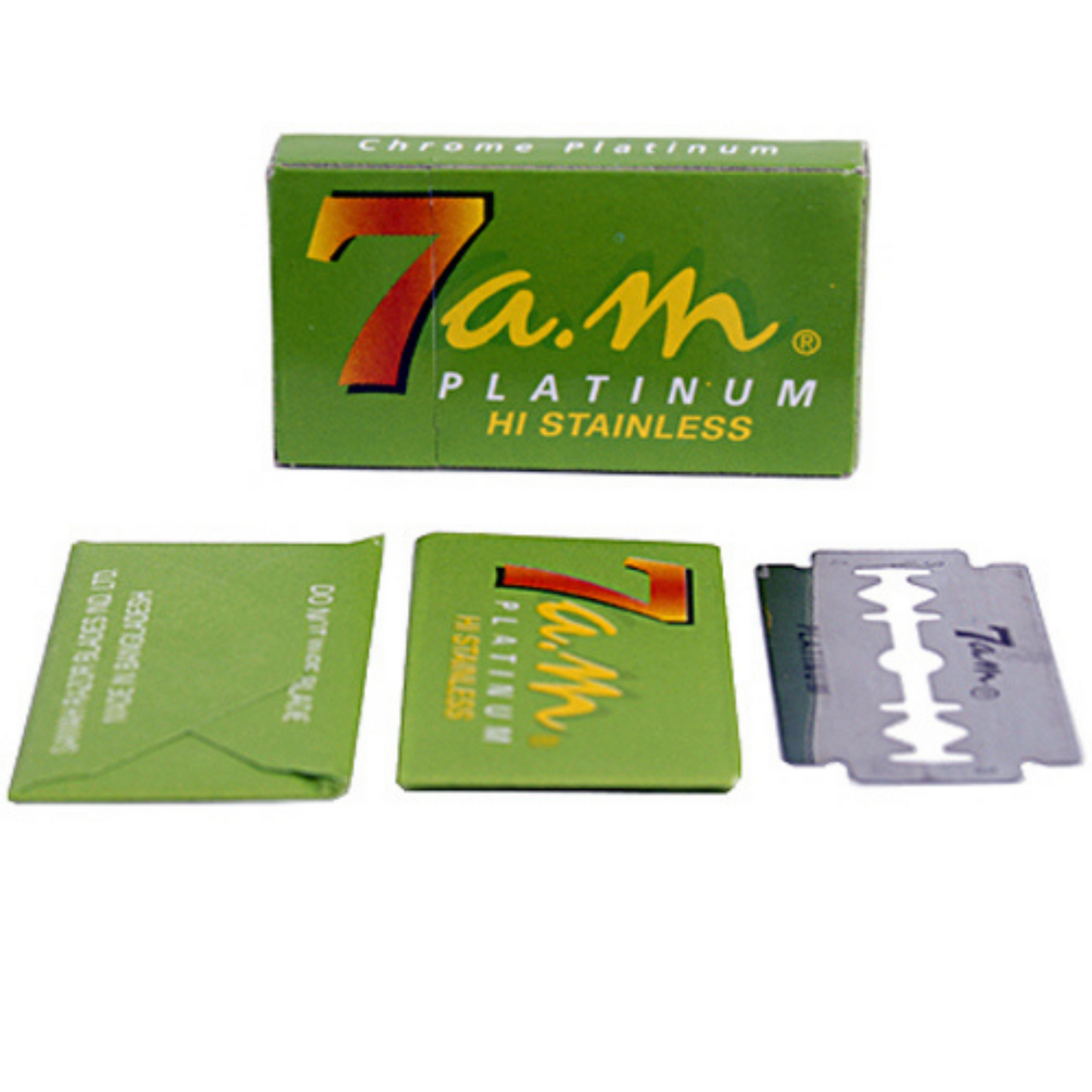 Primary image of 7AM Platinum Stainless Razor Blades