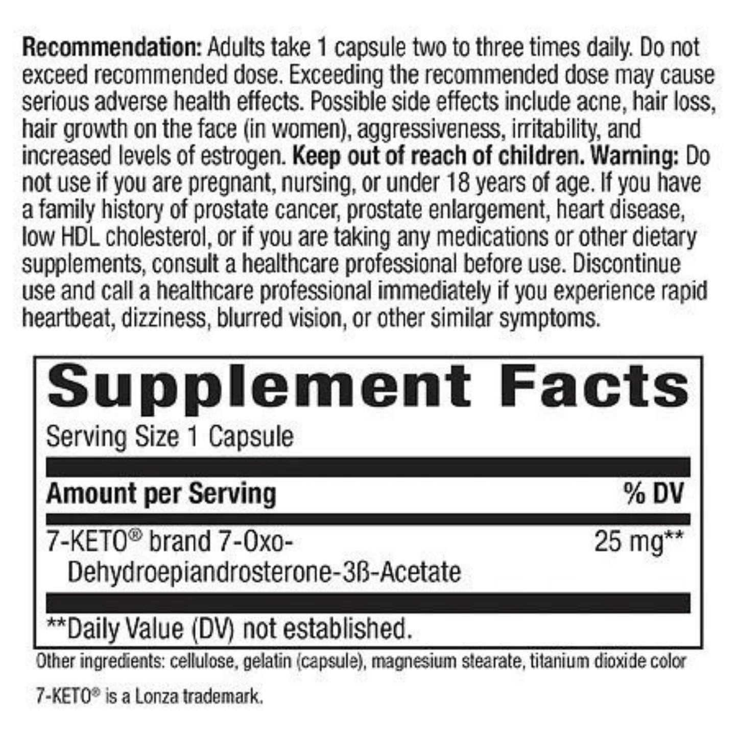 Nature's Way 7-Keto DHEA (60 count) #11670