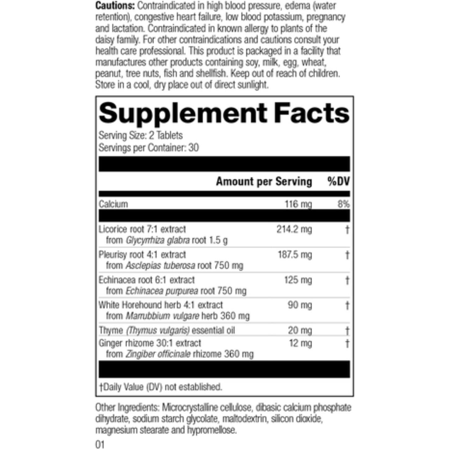 Standard Process Broncafect Tablets (60 count) #10084898