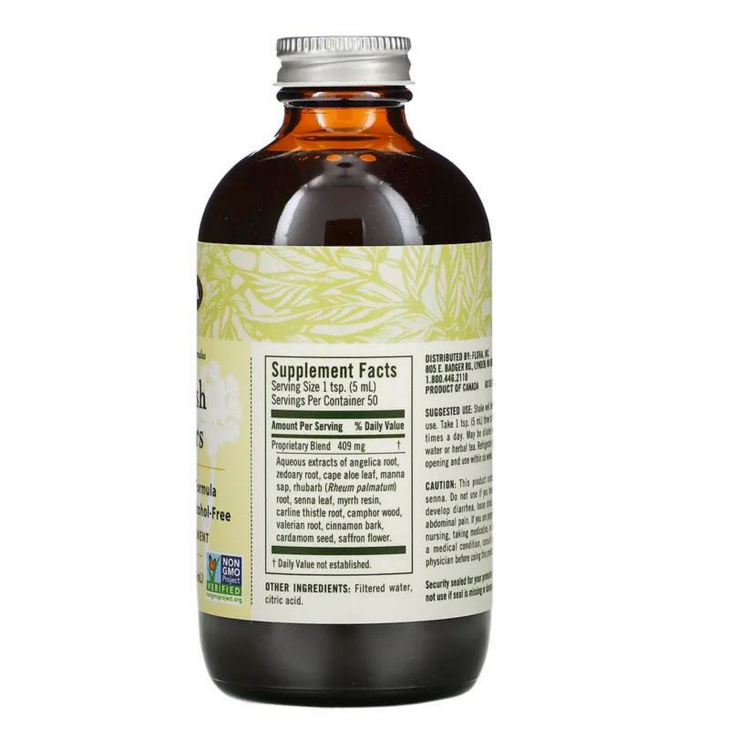 Flora Inc Swedish Bitters Alcohol-Free (250 ml) #14303