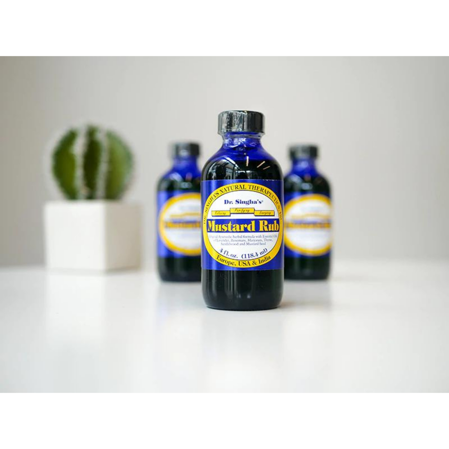 Dr. Singha's Mustard Rub (4 fl oz) #16531
