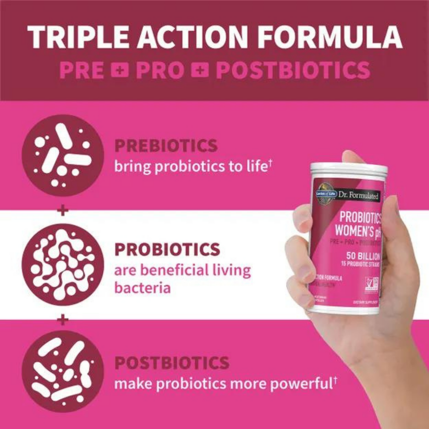 Garden of Life Probiotics Women's pH 50B Capsules (30 count) #10084920