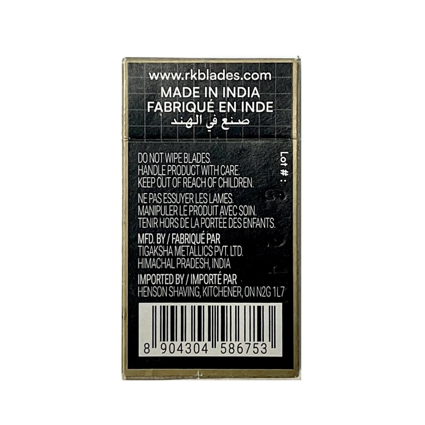 RK Shaving Stainless Steel Blade Pack (5 count) #10085243