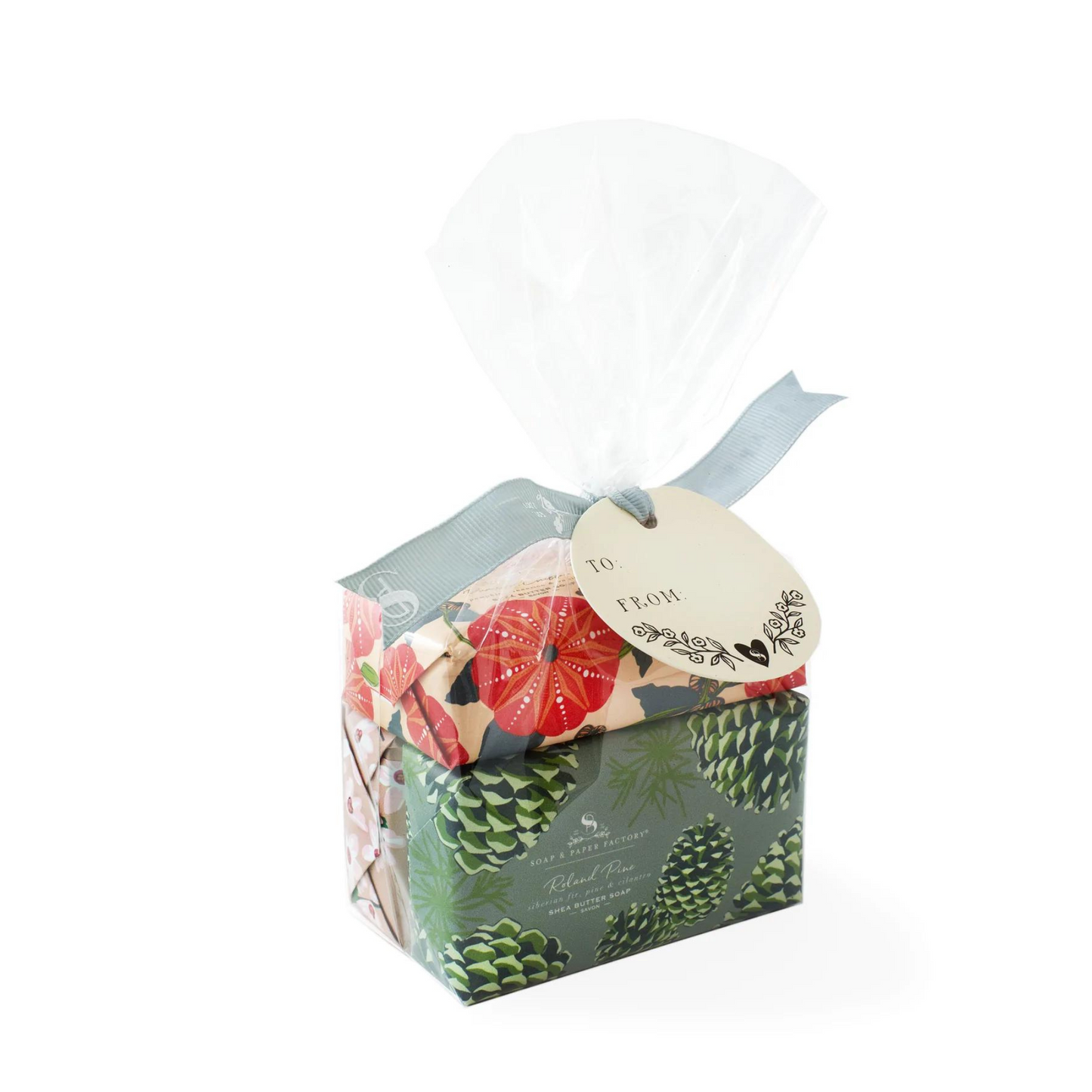 Primary Image of Soap & Paper Factory Shea Butter Soap Bar Trio Limited Edition Holiday Set