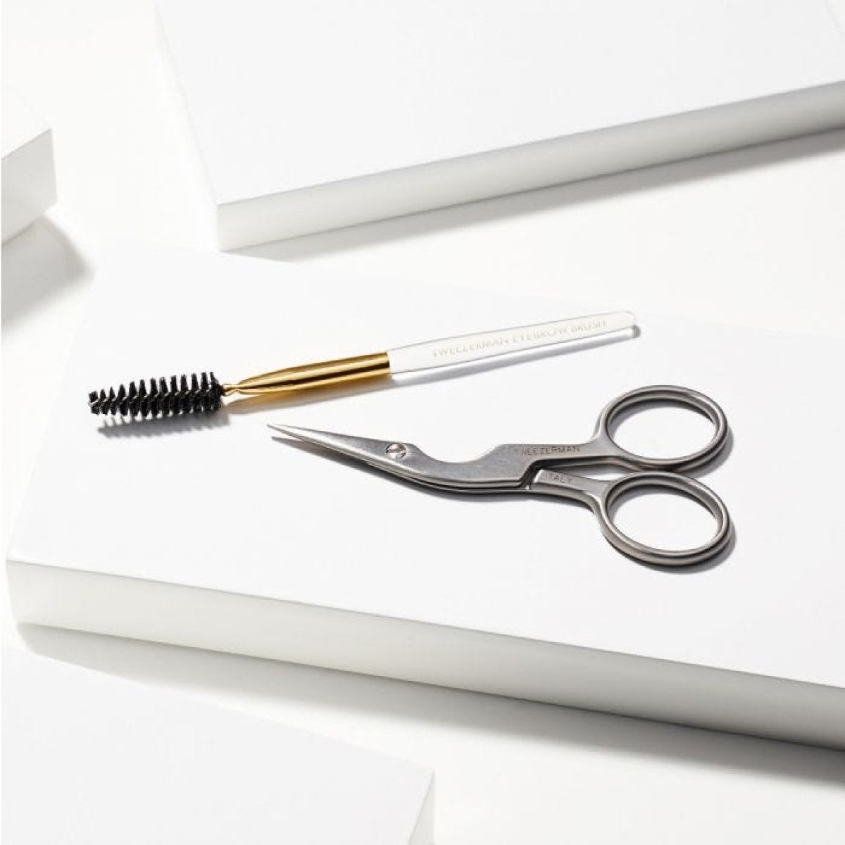 Tweezerman Brow Shaping Scissors and Brush #10083388