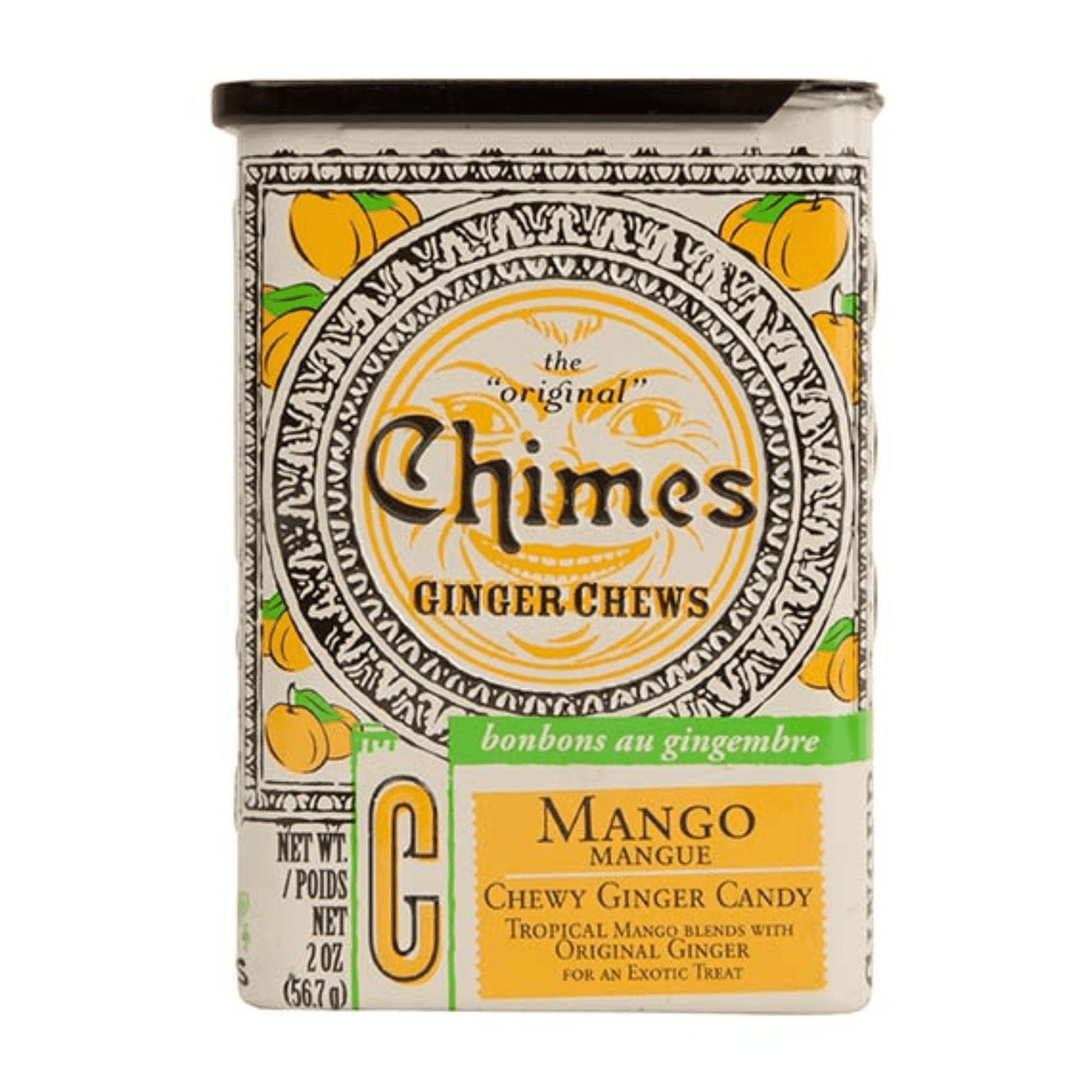 Primary Image of Ginger Chews Tin - Mango