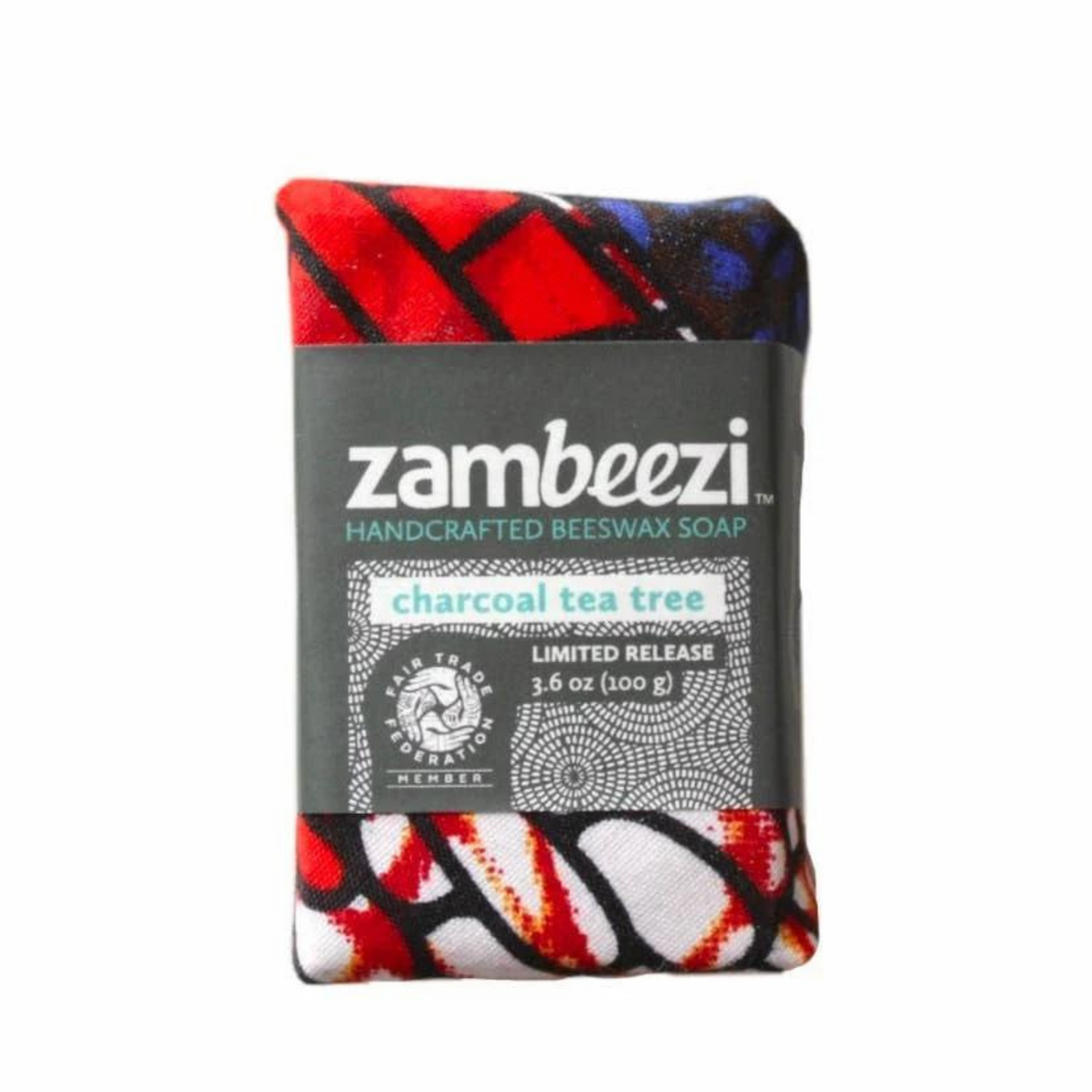 Primary Image ofZambeezi Charcoal Tea Tree Soap Bar (100 g)