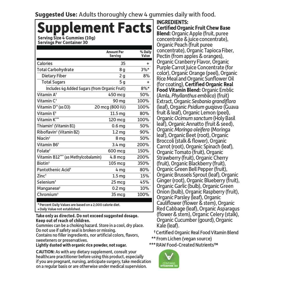 Alternate image of mykind Organics Prenatal Multi Gummies