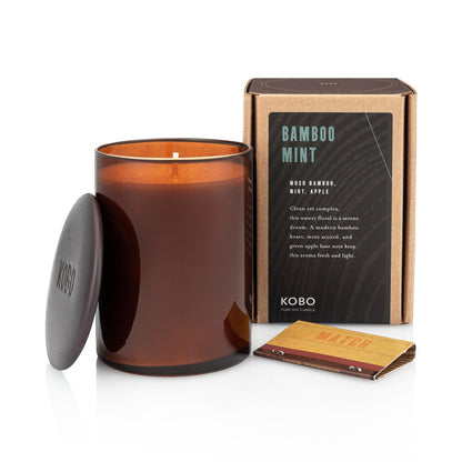 Primary Image of Bamboo Mint Woodblock Candle