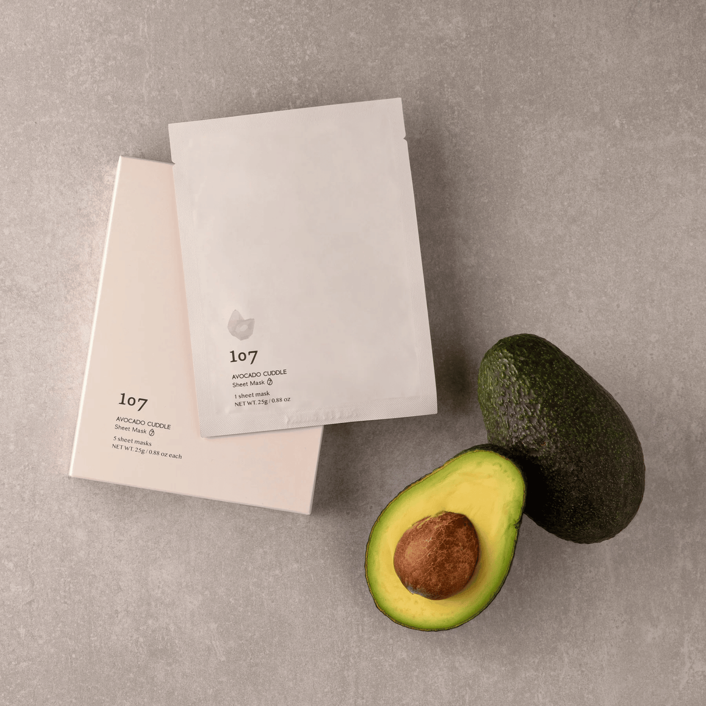 Alternate Image of AVOCADO CUDDLE Sheet Mask, sheet mask in light pink wrapper