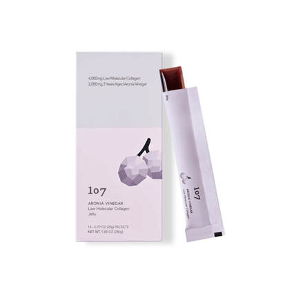 Primary Image of ARONIA VINEGAR Low Molecular Collagen, collagen jelly stick in purple packaging