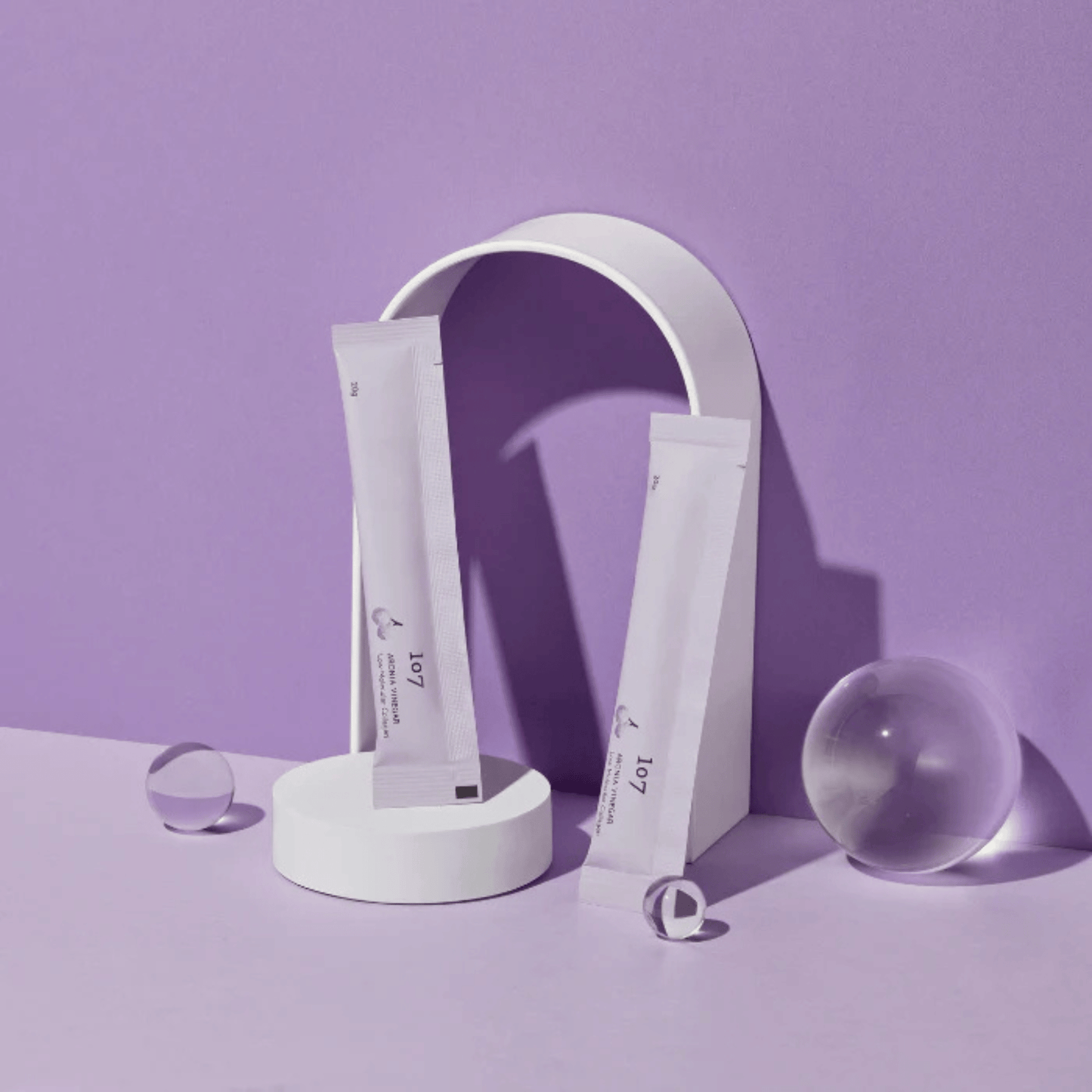 Alternate Image of ARONIA VINEGAR Low Molecular Collagen, collagen jelly stick in purple packaging