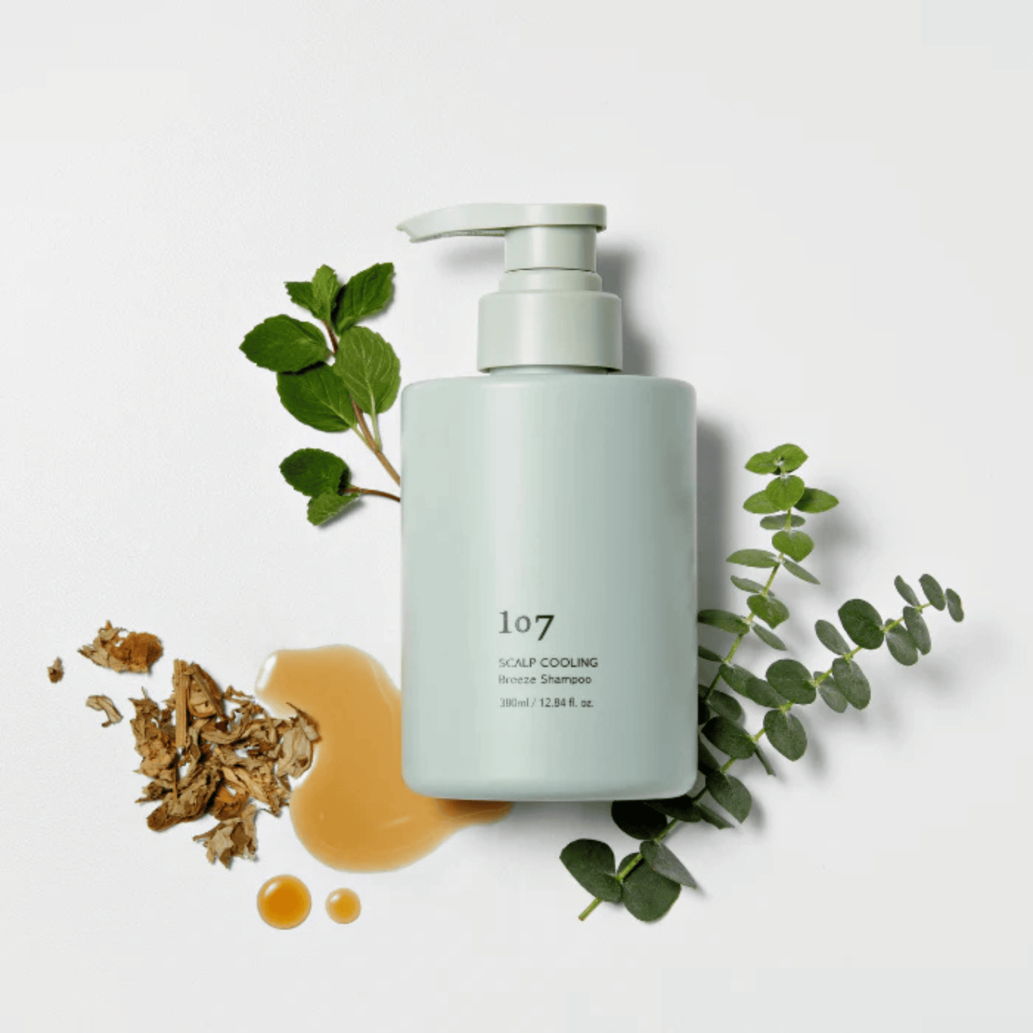 Alternate Image of SCALP COOLING Breeze Shampoo, light green pump top bottle