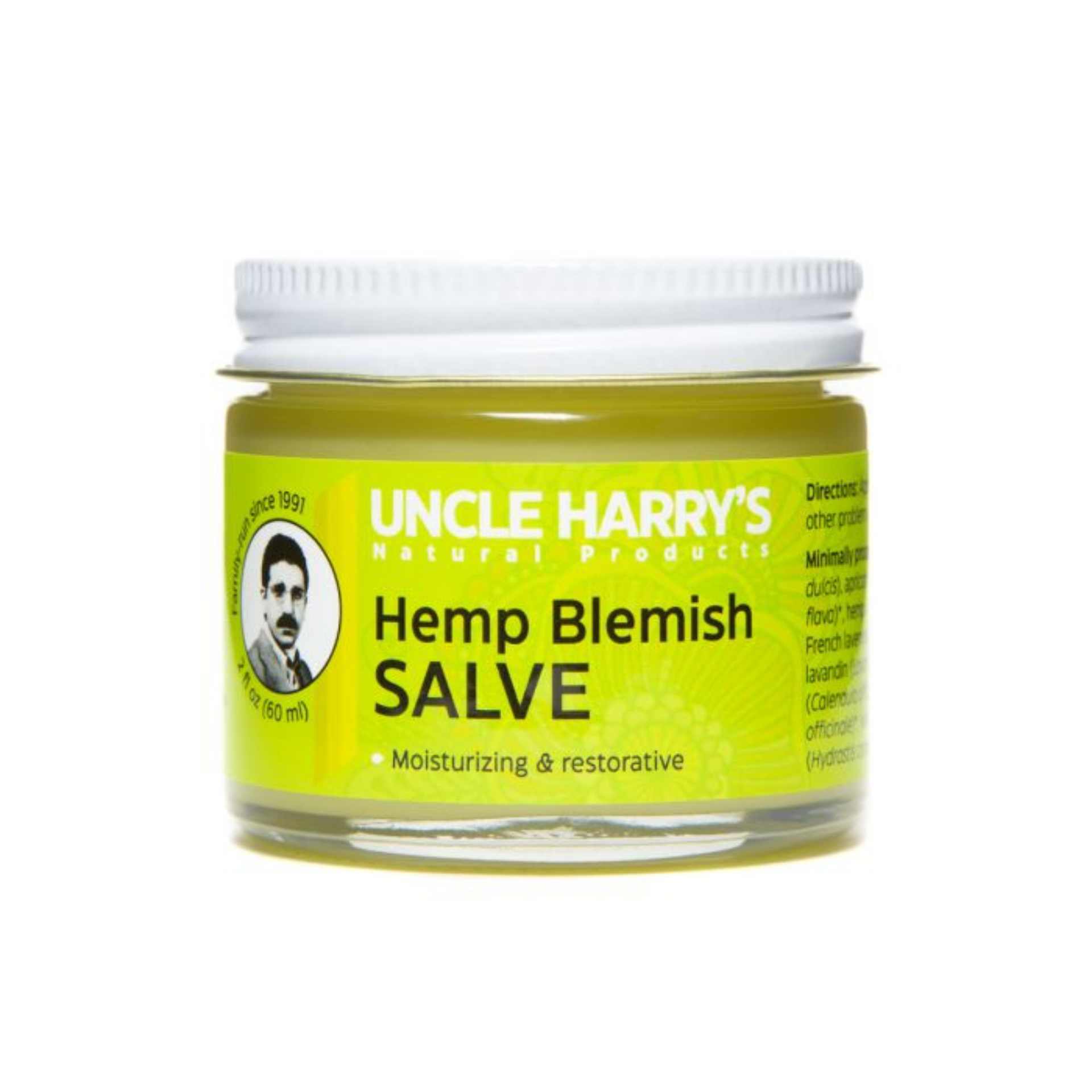 サプリメント harri Uncle Harry's Hemp Blemish Salve | 2 fl oz | Smallflower