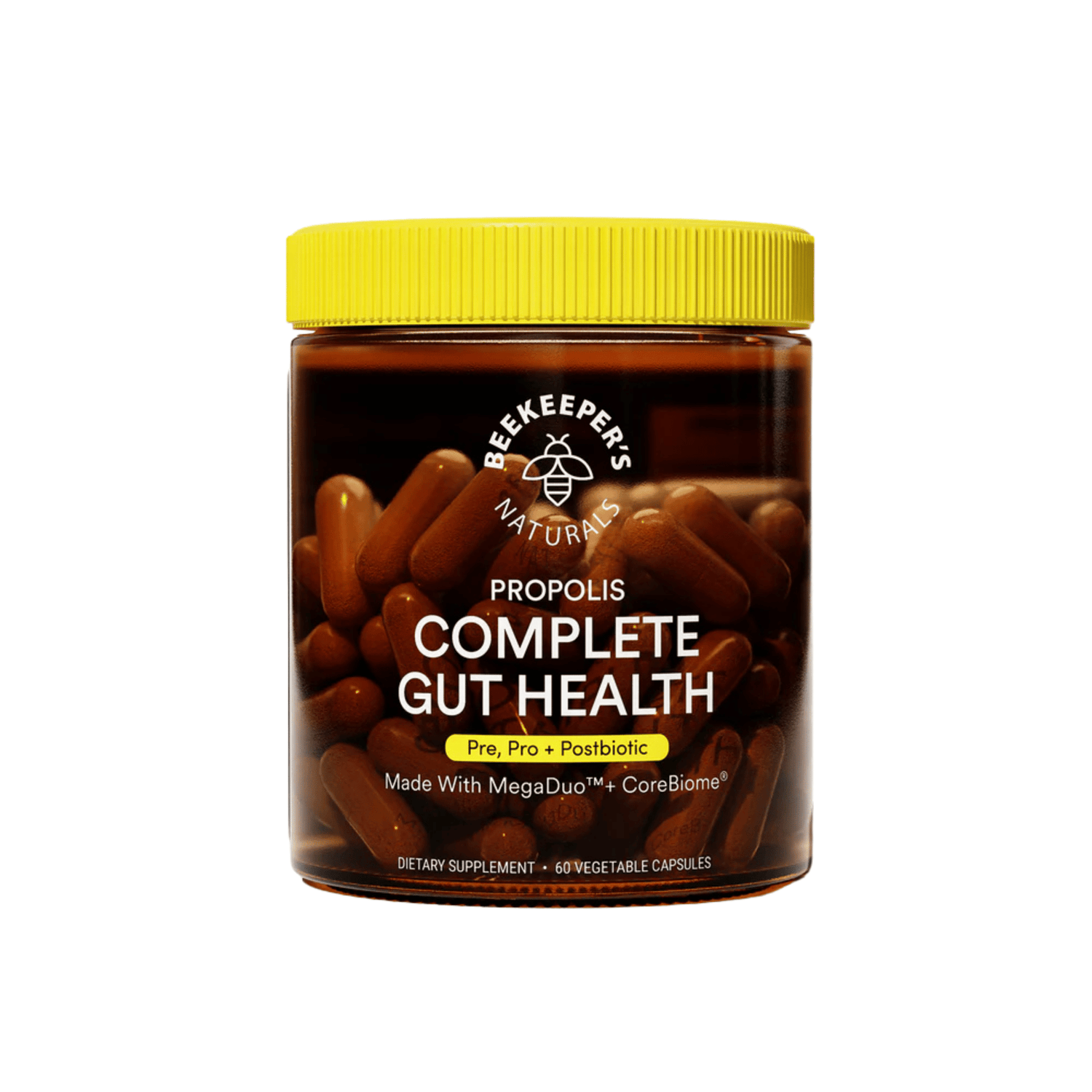 Primary image of Beekeeper's Naturals 3-in-1 Complete Gut Health (60 ct)