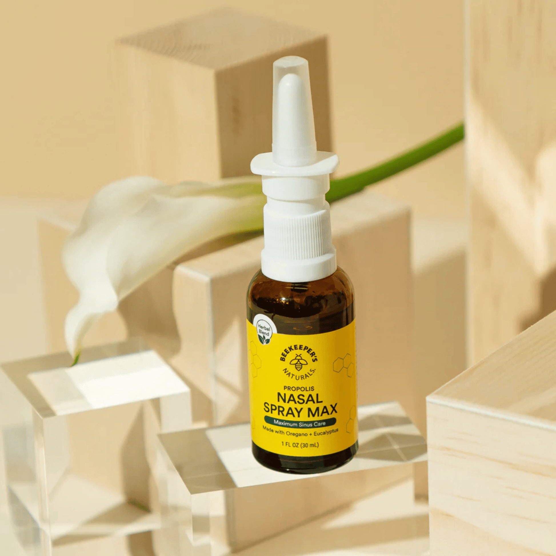Alternate image of Beekeeper's Naturals Nasal Spray Max (1 fl oz)