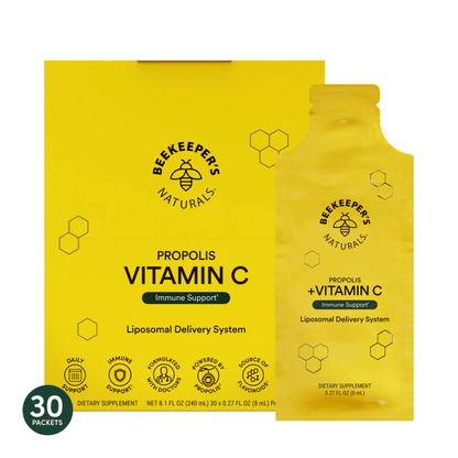 Primary image of Beekeeper's Naturals Propolis Vitamin C Liposomal Packs (30 ct)